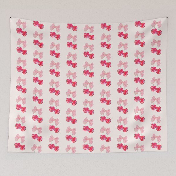 Item preview, Cherish the Sweet Moments | Holographic Coquette Cherry Pink Bow  designed and sold by Kimochi-Shop.