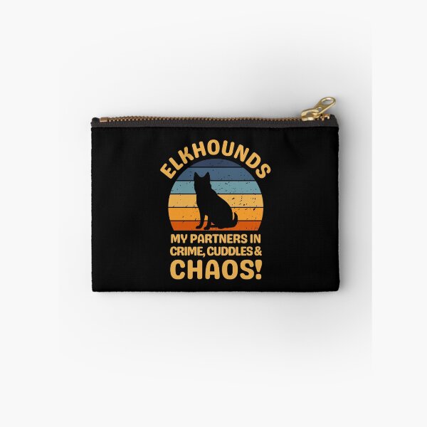 Item preview, Elkhounds My Partners In Crime Cuddles & Chaos designed and sold by AussieWonders.