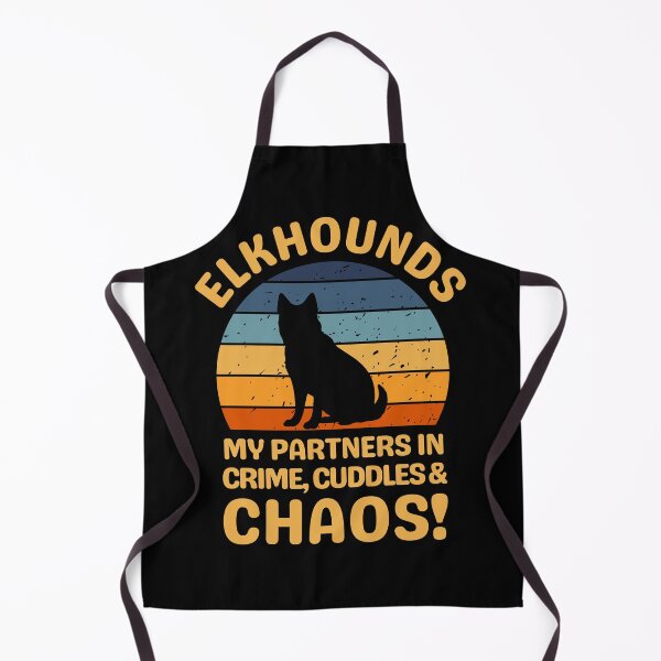 Item preview, Elkhounds My Partners In Crime Cuddles & Chaos designed and sold by AussieWonders.