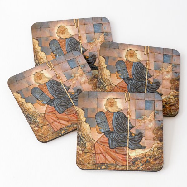 Item preview, MOSES Carrying The Ten Commandments Tablets Down Mount Sinai Print designed and sold by posterbobs.