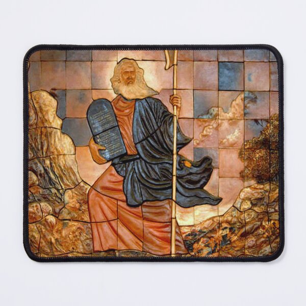 Item preview, MOSES Carrying The Ten Commandments Tablets Down Mount Sinai Print designed and sold by posterbobs.