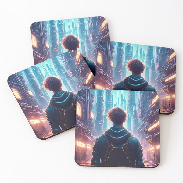 Item preview, BOY IN CYBERPUNK CITY designed and sold by cubiask.