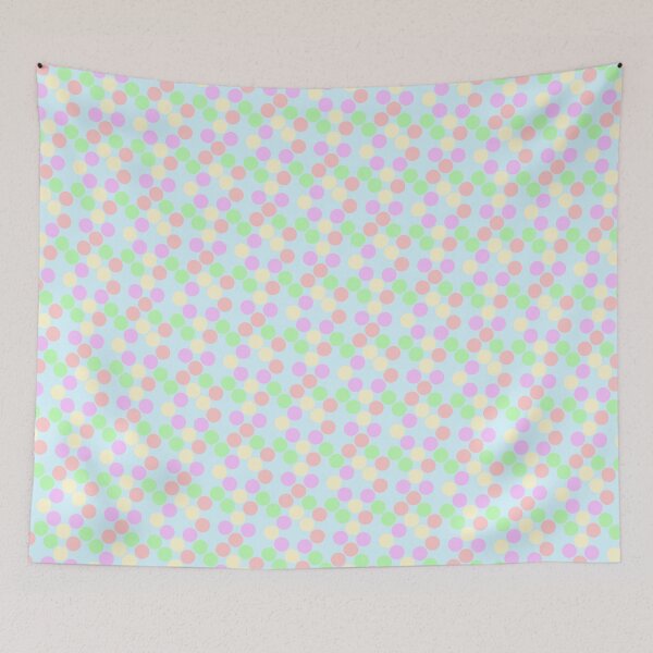 Item preview, Bright Pastel Dot Series Seamless Circle Blue Composition designed and sold by Alchemy-A-La-G.