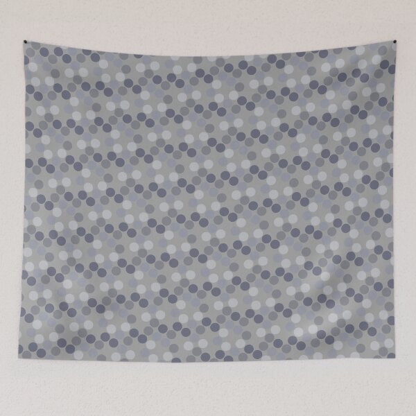 Item preview, Dark Disco Dots Series Seamless Circle Grey Composition designed and sold by Alchemy-A-La-G.