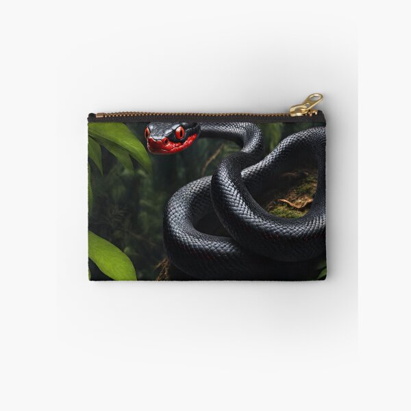 Item preview, A black red eyed snake in the jungle designed and sold by greentiger1.