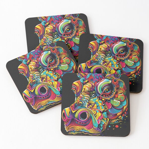 Item preview, Sugar Skull Hippo designed and sold by Brendon987.