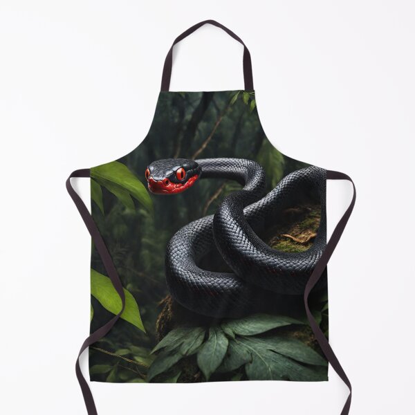 Item preview, A black red eyed snake in the jungle designed and sold by greentiger1.
