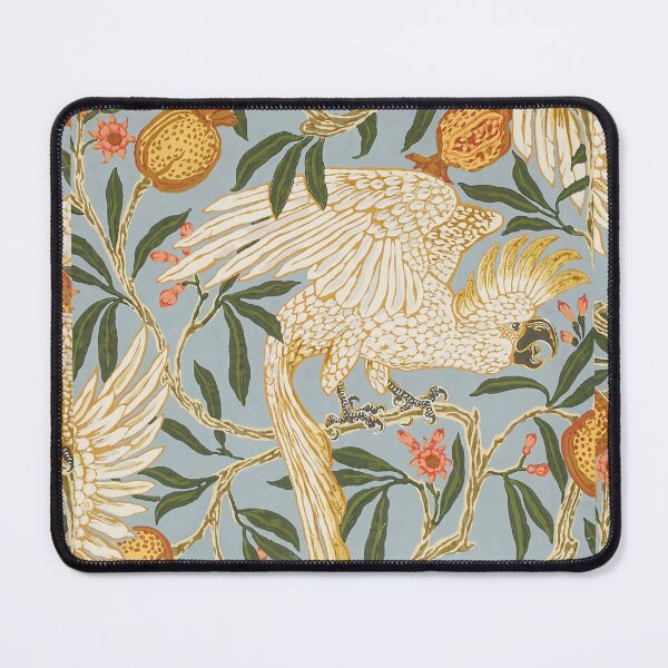 Item preview, Cockatoo & Pomegranate Wallpaper by Walter Crane 1899 designed and sold by Oracle0702.