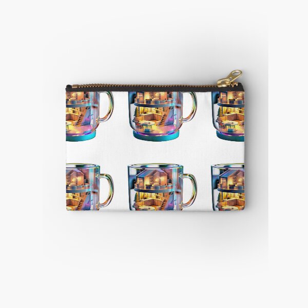Item preview, Abstract Glass Mug designed and sold by PixelCraftDSG.