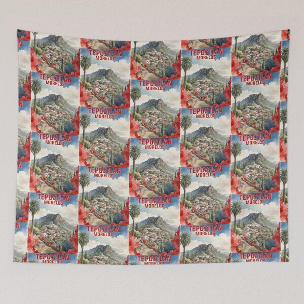 Item preview, Tepoztlan Morelos Mexico Vintage Travel Tourism designed and sold by TravelersGems.