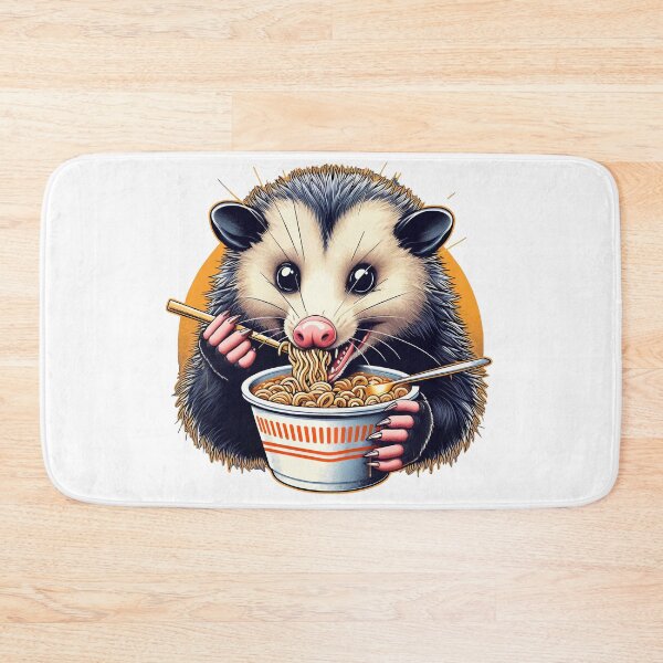 Artikelvorschau, Opossum isst Ramen entworfen und verkauft von Designowner.