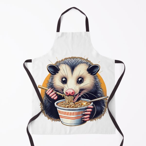 Artikelvorschau, Opossum isst Ramen entworfen und verkauft von Designowner.