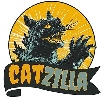 Artwork thumbnail, Catzilla shirts by Tintin1996