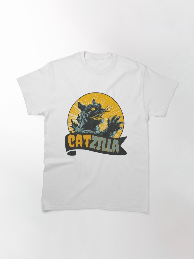 Thumbnail 3 of 7, Classic T-Shirt, Catzilla shirts designed and sold by Tintin1996.