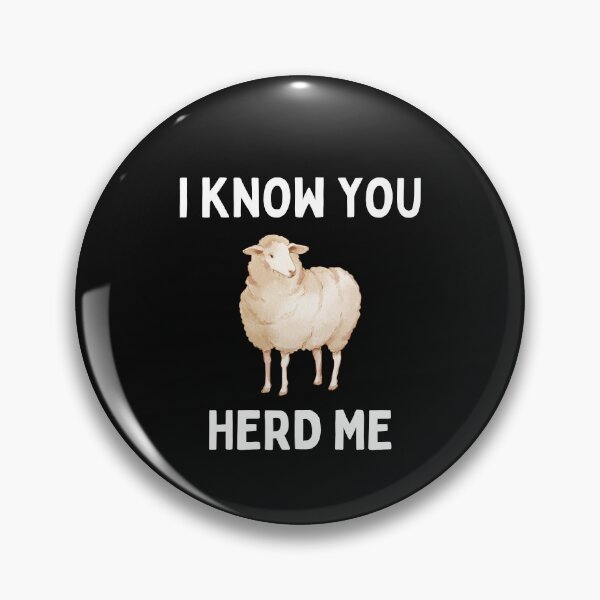 Item preview, I Know You Herd Me Sheep Lover Gift Funny Sheep Farmer Herd designed and sold by lou731.