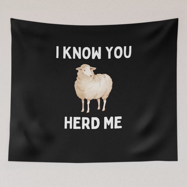 Item preview, I Know You Herd Me Sheep Lover Gift Funny Sheep Farmer Herd designed and sold by lou731.