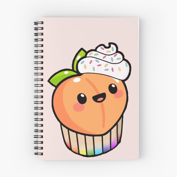 Aperçu de l'œuvre Cupcake aux pêches créée et vendue par DJCakeMix.