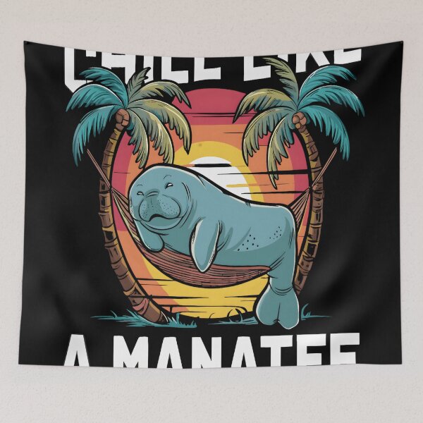 Item preview, Manatee Chill Like a Manatee  designed and sold by KitonicTees.