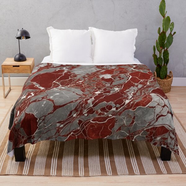 Item preview, Abstract Red Marble Pattern designed and sold by calibrit.