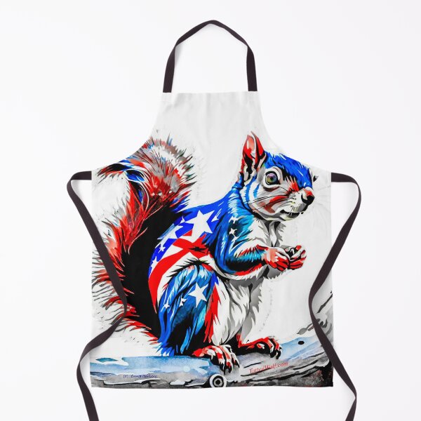 Item preview, Patriotic Tatted Squirrel designed and sold by TattedWolf.