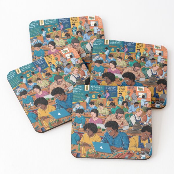 Item preview, Skillful Minds: Diverse Workshop Illustration" designed and sold by DesignEpic22.