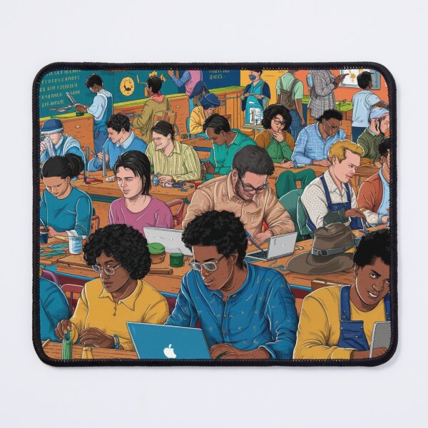 Item preview, Skillful Minds: Diverse Workshop Illustration" designed and sold by DesignEpic22.