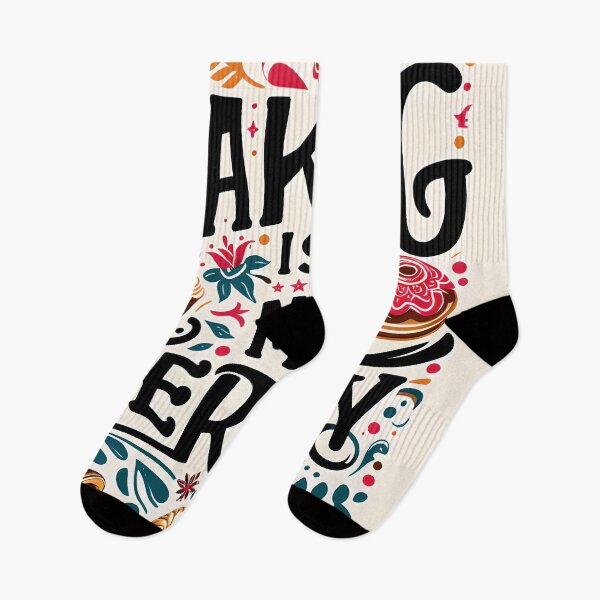 Item preview, Baking Is My Therapy, typography designed and sold by maxmaj.