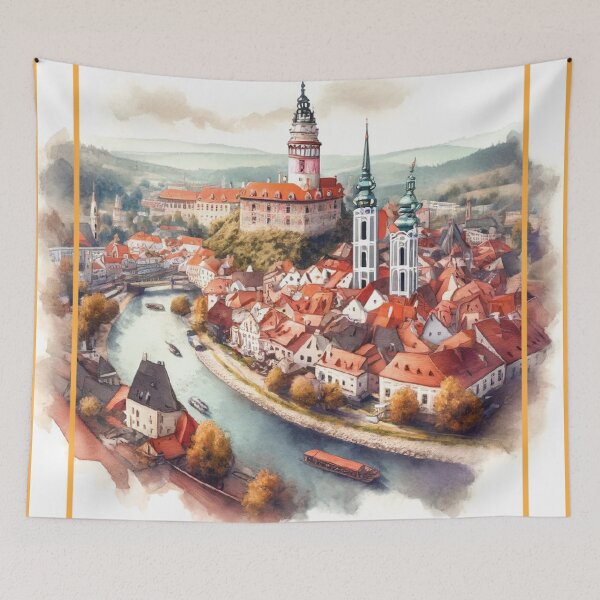 Item preview, Český Krumlov, the Czech Republic designed and sold by Era-of-Traveler.