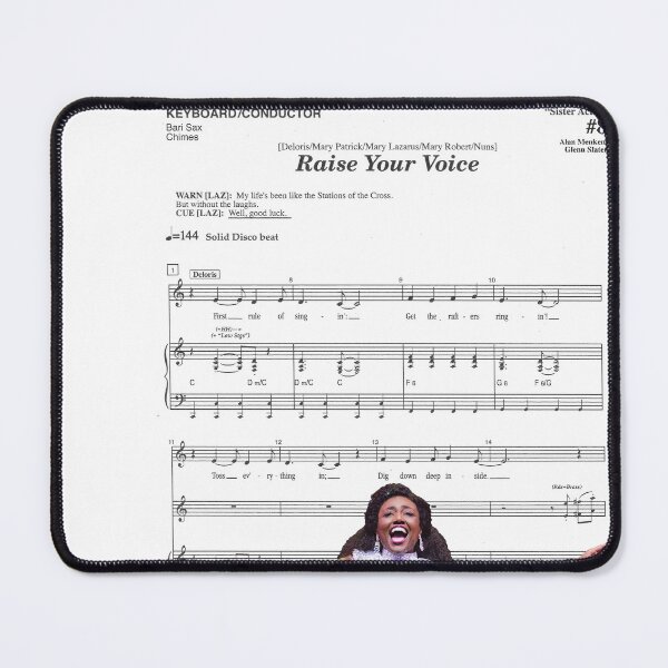 Item preview, Sister Act - Raise Your Voice - Sheet Music designed and sold by JasonCurtis.