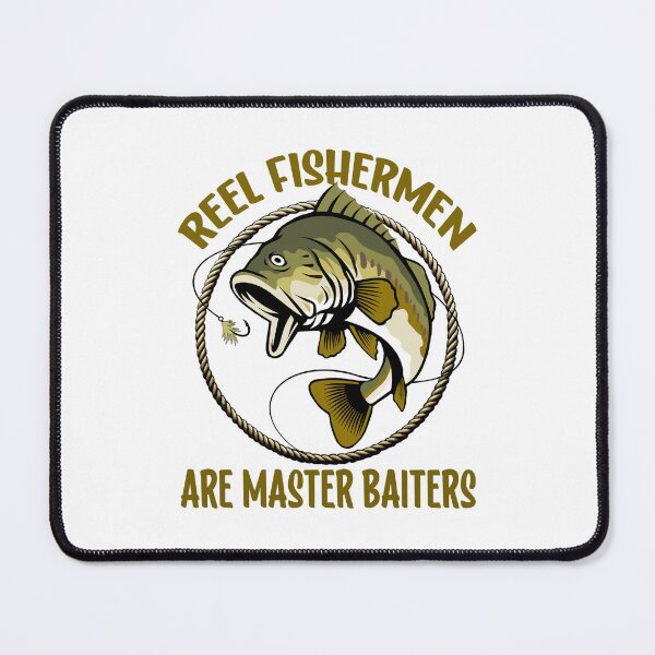 Item preview, Reel Fishermen Are Master Baiters Funny Fishing Angler Humor Lucky Fishing  designed and sold by Bad Kitty Designz.