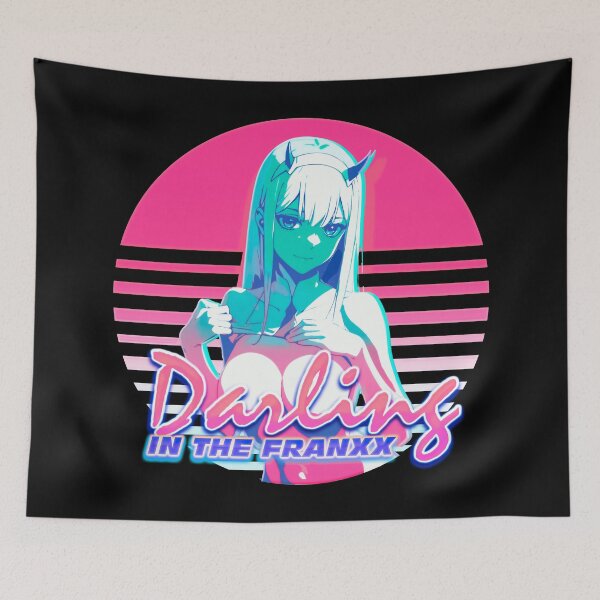 Aperçu de l'œuvre Chérie dans la Franxx Synthwave Retrowave Aesthetic Edit créée et vendue par MikaseSan.