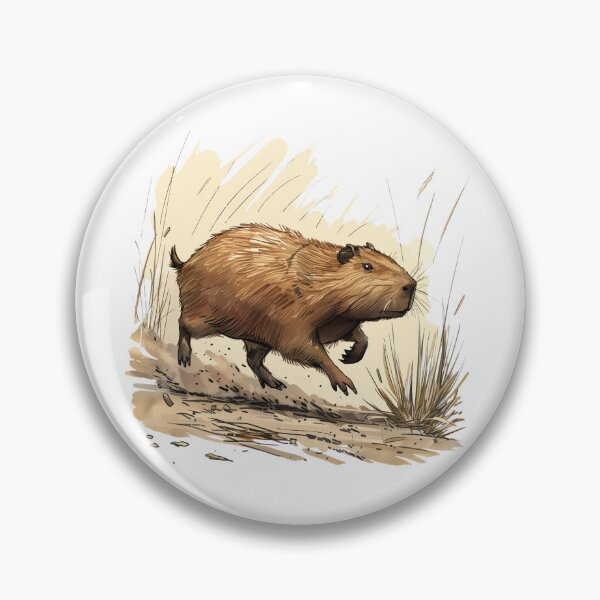 Item preview, Majestic Capybara in its Natural Habitat designed and sold by NatureSyllabus.