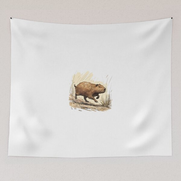 Item preview, Majestic Capybara in its Natural Habitat designed and sold by NatureSyllabus.