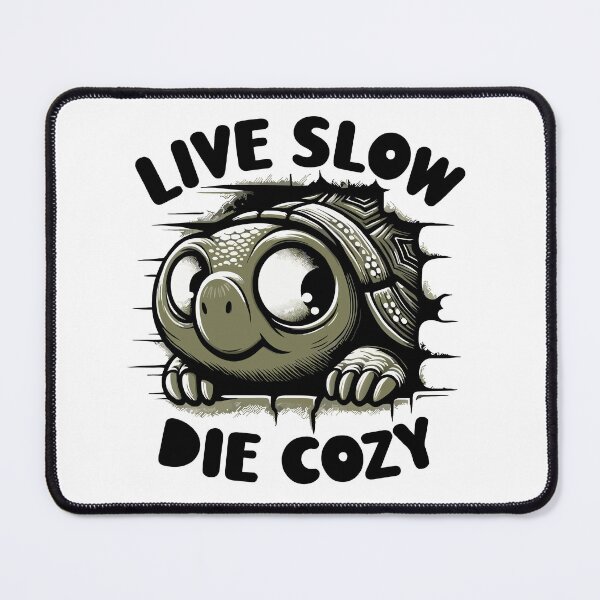Item preview, Live Slow Die Cozy: Cute Turtle designed and sold by Designowner.