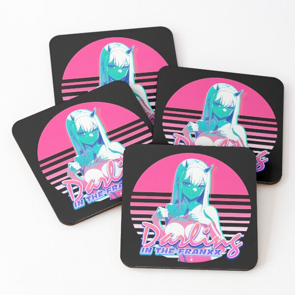Item preview, Darling in the Franxx Synthwave Retrowave Aesthetic Edit designed and sold by MikaseSan.