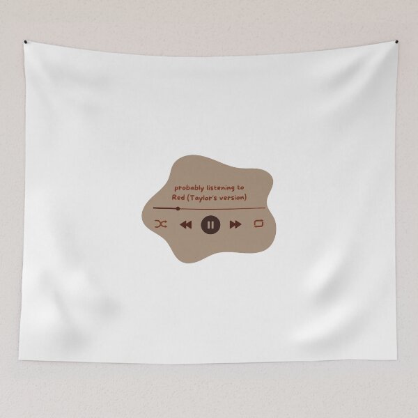 Item preview, Probably Listening to Red (Taylor's Version) designed and sold by izzygrace04.