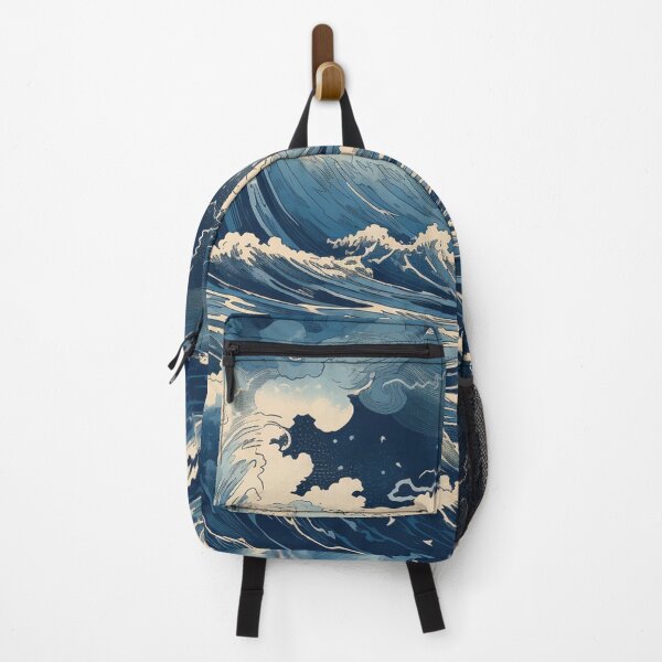 Item preview, Thunderstorm at Sea Hokusai 5 designed and sold by AstroRisq.