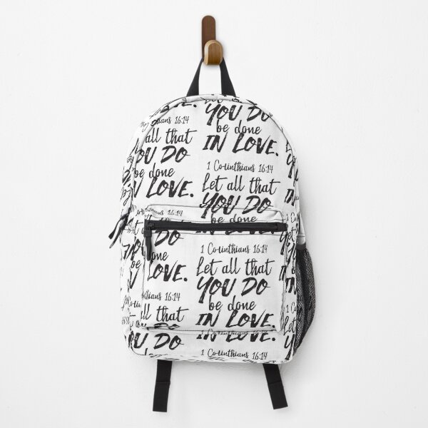 Item preview, Love in Action - 1 Corinthians 16:14 Inspirational Scripture Art designed and sold by FlinArt.