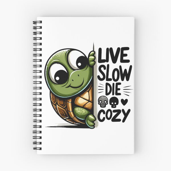 Item preview, Live Slow Die Cozy: peek Turtle designed and sold by Designowner.
