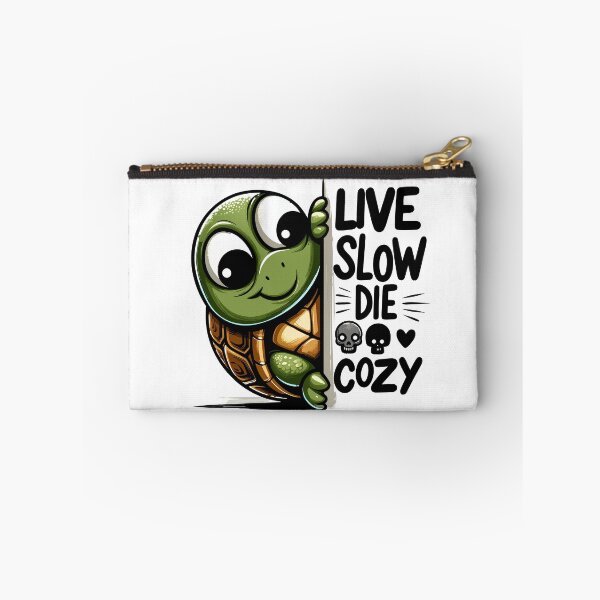 Item preview, Live Slow Die Cozy: peek Turtle designed and sold by Designowner.