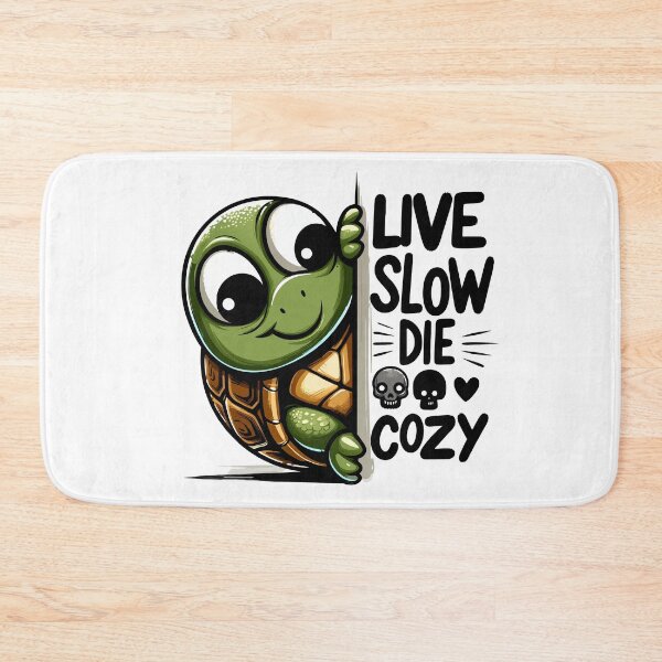 Item preview, Live Slow Die Cozy: peek Turtle designed and sold by Designowner.