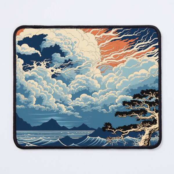 Item preview, Thunderstorm at Sea Hokusai 6 designed and sold by AstroRisq.