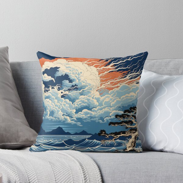 Item preview, Thunderstorm at Sea Hokusai 6 designed and sold by AstroRisq.