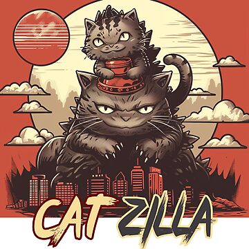 Artwork thumbnail, Catzilla shirts by Tintin1996