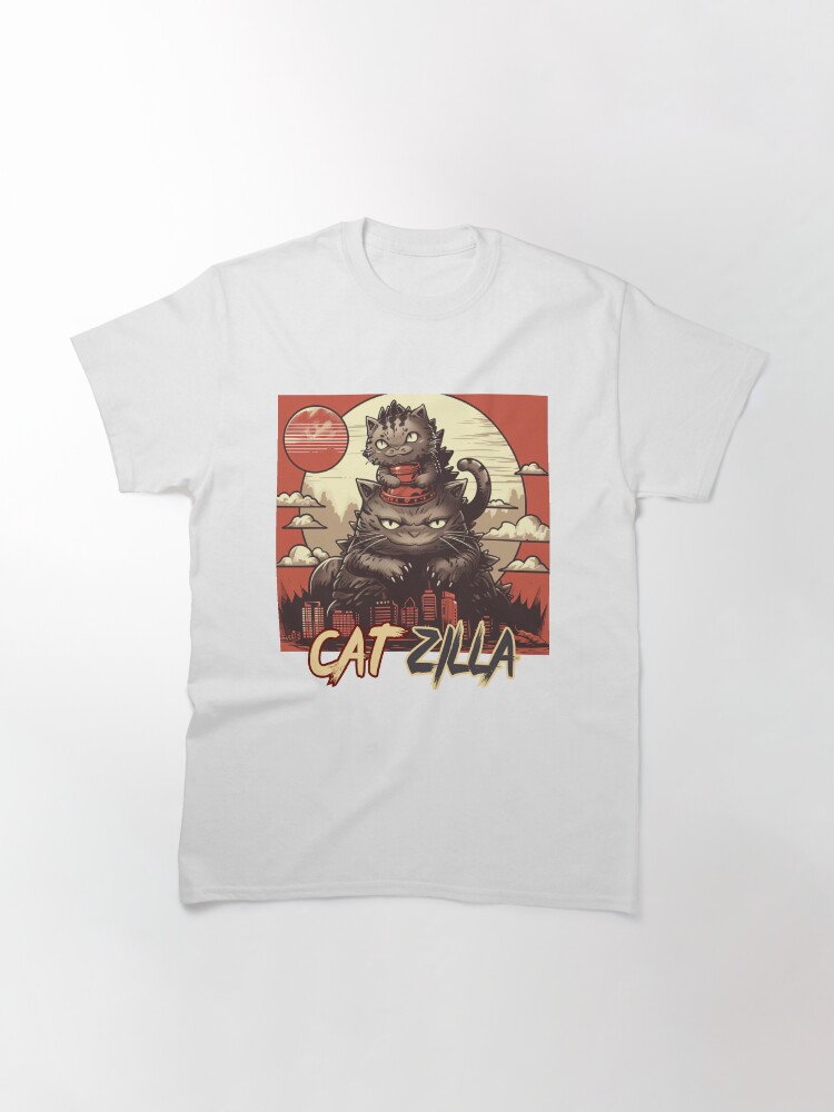 Thumbnail 3 of 7, Classic T-Shirt, Catzilla shirts designed and sold by Tintin1996.