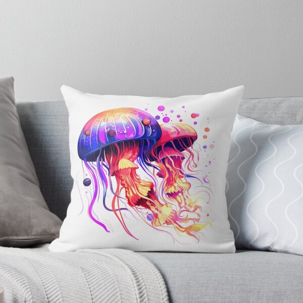 Aperçu de l'œuvre Colorful jellyfish créée et vendue par PixelPrintPH.