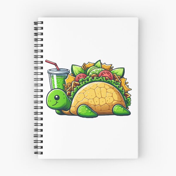 Item preview, Turtle Taco Delight: Fun Foodie Illustration designed and sold by Designowner.