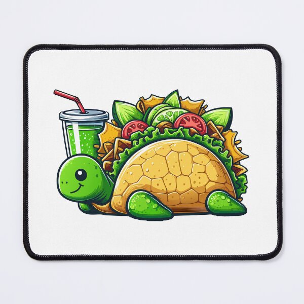 Item preview, Turtle Taco Delight: Fun Foodie Illustration designed and sold by Designowner.