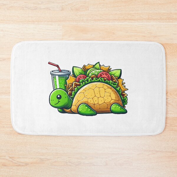Item preview, Turtle Taco Delight: Fun Foodie Illustration designed and sold by Designowner.