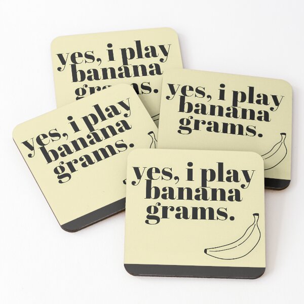 Item preview, Yes I Play Banana Grams Yellow designed and sold by KristenVela.